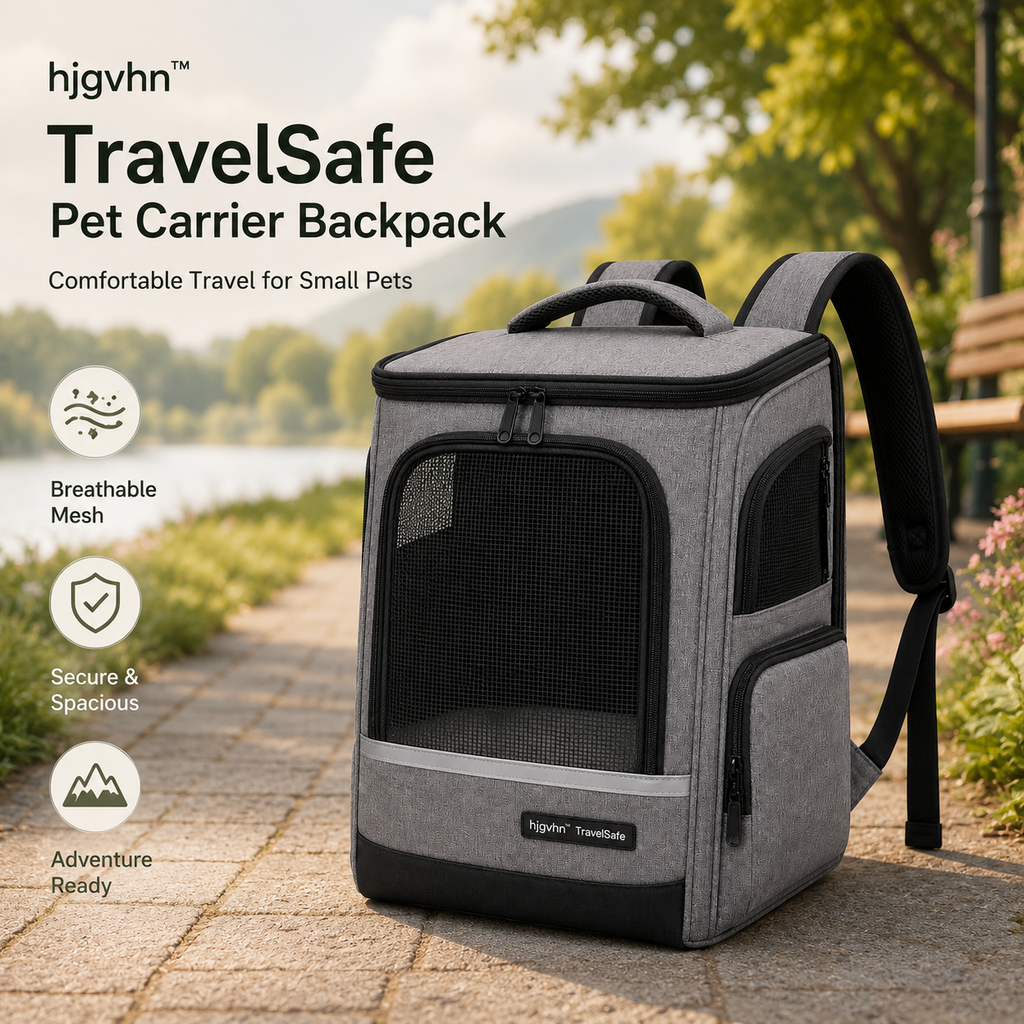 hjgvhn™ TravelSafe Pet Carrier Backpack