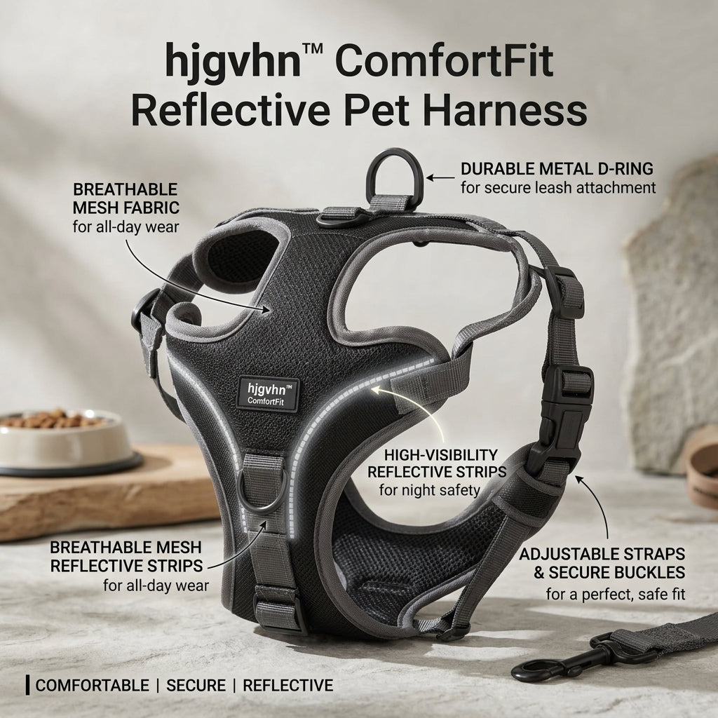 hjgvhn™ ComfortFit Reflective Pet Harness